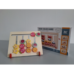 Едукативна дрвена играчка - Четири бои  JT-001-27