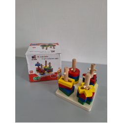 Едукативна дрвена играчка - Геометрија ЈТ-001-10