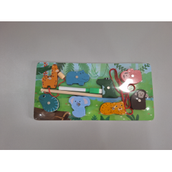 Едукативна дрвена играчка - Лов на животни JT-001-29