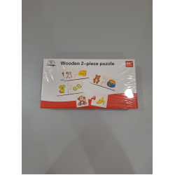 Едукативна дрвена играчка - Сложувалка во парови  ЈТ-001-23