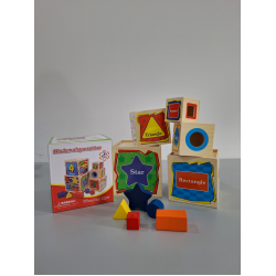 Едукативна дрвена играчка - Големини и форми ЈТ-001-15