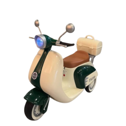 Мотор Веспа за деца зелена/беж