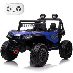 Џип (двосед) на акумулатор - модел 320 плава