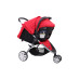 Количка за бебиња Britax Travel System B-agile со седиште за во автомобил B-safe црвена