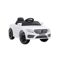 Автомобил на акумулатор - модел 220 бела