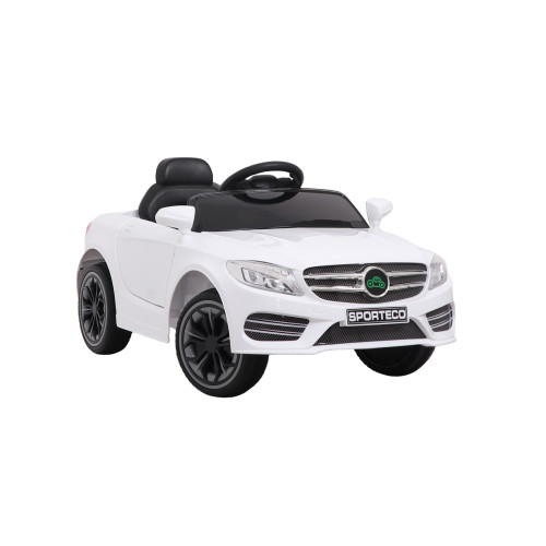 Автомобил на акумулатор - модел 220 бела