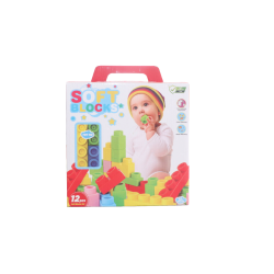 Меки коцки во кутија Forkids - сет од 12 парчиња