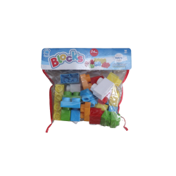 Блок коцки во кеса Forkids - сет од 24 парчиња