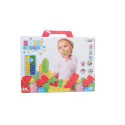 Меки коцки во кутија Forkids - сет од 24 парчиња