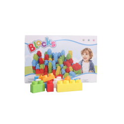 Блок коцки Forkids во кутија 48 парчиња