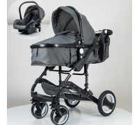 КОЛИЧКА МАРСИ 600-1 СО СЕДИШТЕ ЗА ВО АВТОМОБИЛ СИВА